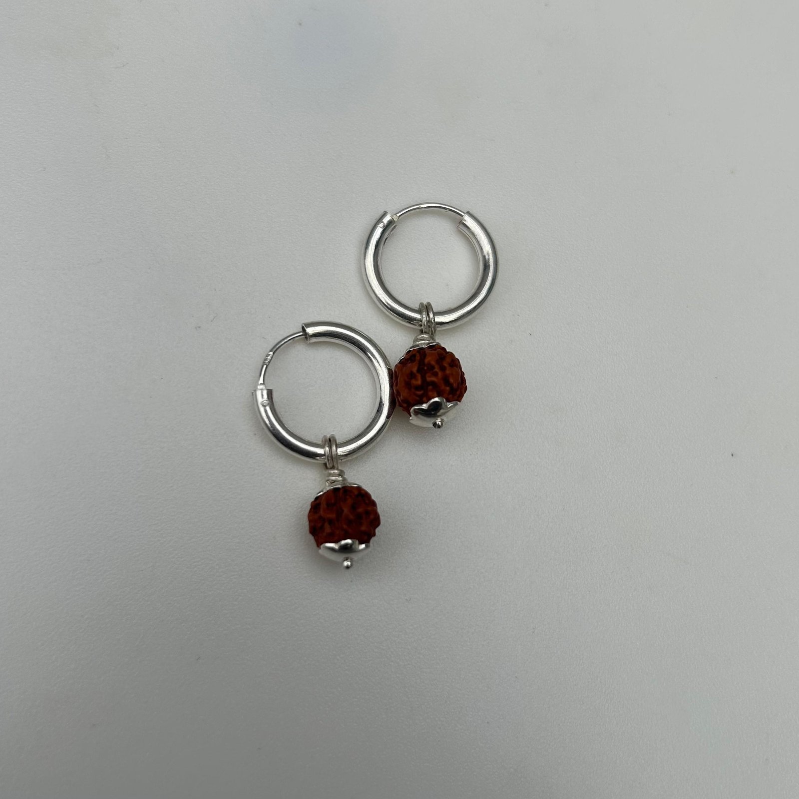 Rudraksha hoop hanging 